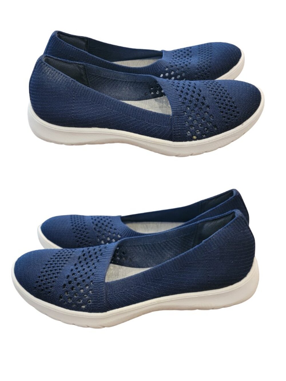 Clarks Cloudsteppers Adella Moon Mesh Slip On Lightweight Loafers